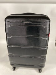 Samsonite Omni Pc Hardside Expandable Luggage with Spinner Wheels - Black/Checked-Medium 24-Inch