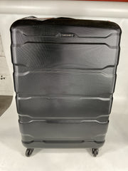 Samsonite Omni Pc Hardside Expandable Luggage with Spinner Wheels - Black/Checked-Large 28-Inch