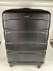 Samsonite Omni Pc Hardside Expandable Luggage with Spinner Wheels - Black/Checked-Large 28-Inch