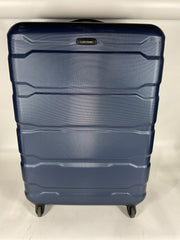Samsonite Omni Pc Hardside Expandable Luggage with Spinner Wheels - Navy/Checked-Large 28-Inch