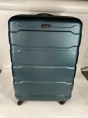 Samsonite Omni Pc Hardside Expandable Luggage with Spinner Wheels - Teal/Checked-Large 28-Inch