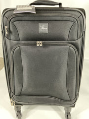 Skyway Epic Softside Expandable Luggage with Spinner Wheels - Black/Carry-On 20-Inch