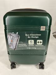 Skyway Glacier Bay Hardside 4-Wheel Luggage Spinner Collection - Green/20-Inch