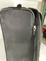 Travelpro Maxlite 5 Softside Expandable Upright 2 Wheel Luggage, Lightweight Suitcase, Men and Women - Black/Checked-Medium 26-Inch