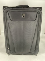Travelpro Maxlite 5 Softside Expandable Upright 2 Wheel Luggage, Lightweight Suitcase, Men and Women - Black/Checked-Medium 26-Inch