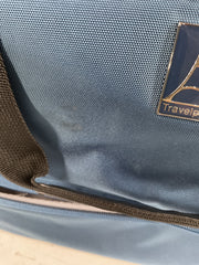 Travelpro Maxlite 5 Carry on Weekender with Drop-Bottom Compartment, Lightweight Overnight Travel Duffel Bag - Ensign Blue/19-Inch