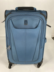 Travelpro Maxlite 5 Softside Expandable Luggage with 4 Spinner Wheels, Lightweight Suitcase, Men and Women - Ensign Blue/Carry-on 21-Inch