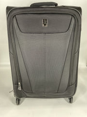 Travelpro Maxlite 5 Softside Expandable Luggage with 4 Spinner Wheels, Lightweight Suitcase, Men and Women - Black/Checked-Medium 25-Inch