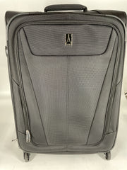 Travelpro Maxlite 5 Softside Expandable Luggage with 4 Spinner Wheels, Lightweight Suitcase, Men and Women - Black/Checked-Medium 25-Inch