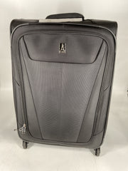 Travelpro Maxlite 5 Softside Expandable Luggage with 4 Spinner Wheels, Lightweight Suitcase, Men and Women - Black/Checked-Medium 25-Inch