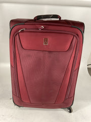 Travelpro Maxlite 5 Softside Expandable Luggage with 4 Spinner Wheels, Lightweight Suitcase, Men and Women - Burgundy/Checked-Medium 25-Inch