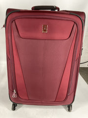 Travelpro Maxlite 5 Softside Expandable Luggage with 4 Spinner Wheels, Lightweight Suitcase, Men and Women - Burgundy/Checked-Medium 25-Inch