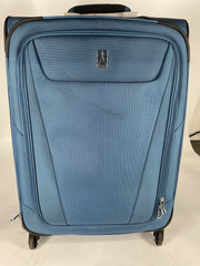 Travelpro Maxlite 5 Softside Expandable Luggage with 4 Spinner Wheels, Lightweight Suitcase, Men and Women - Ensign Blue/Checked-Medium 25-Inch