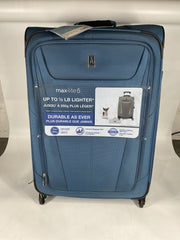 Travelpro Maxlite 5 Softside Expandable Luggage with 4 Spinner Wheels, Lightweight Suitcase, Men and Women - Ensign Blue/Checked-Large 29-Inch