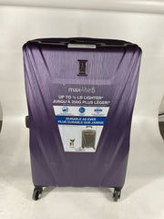 Travelpro Maxlite 5 Hardside Spinner Wheel Luggage - Imperial Purple/Checked-Medium 25-Inch