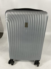 Travelpro Maxlite Air Hardside Expandable Luggage, 8 Spinner Wheels, Lightweight Hard Shell Polycarbonate - Metallic Silver/Carry-On 21-Inch