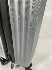 Travelpro Maxlite Air Hardside Expandable Luggage, 8 Spinner Wheels, Lightweight Hard Shell Polycarbonate - Metallic Silver/Carry-On 21-Inch
