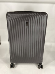 Travelpro Maxlite Air Hardside Expandable Luggage, 8 Spinner Wheels, Lightweight Hard Shell Polycarbonate - Shadow Grey/Checked-Medium 25-Inch