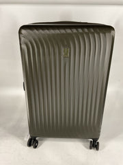 Travelpro Maxlite Air Hardside Expandable Luggage, 8 Spinner Wheels, Lightweight Hard Shell Polycarbonate - Slate Green/Checked-Medium 25-Inch