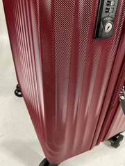 Travelpro Maxlite Air Hardside Expandable Luggage, 8 Spinner Wheels, Lightweight Hard Shell Polycarbonate - Cabernet/Checked-Medium 25-Inch