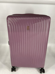 Travelpro Maxlite Air Hardside Expandable Luggage, 8 Spinner Wheels, Lightweight Hard Shell Polycarbonate - Orchid Pink Purple/Checked-Medium 25-Inch