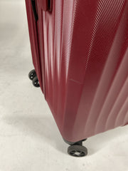 Travelpro Maxlite Air Hardside Expandable Luggage, 8 Spinner Wheels, Lightweight Hard Shell Polycarbonate - Cabernet/Checked-Large 28-Inch