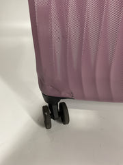 Travelpro Maxlite Air Hardside Expandable Luggage, 8 Spinner Wheels, Lightweight Hard Shell Polycarbonate - Orchid Pink Purple/Checked-Large 28-Inch