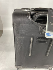 Travelpro Platinum Elite Softside Expandable Luggage, 2 Wheel Upright Suitcase, USB Port, Men and Women - Shadow Black/Carry-On 22-Inch