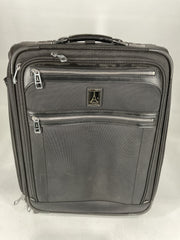 Travelpro Platinum Elite Softside Expandable Luggage, 2 Wheel Upright Suitcase, USB Port, Men and Women - Shadow Black/Carry-On 20-Inch