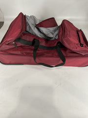 Travelpro Roadtrip 30 Drop-Bottom Rolling Duffel with Packing Cubes - Burgundy/30-Inch