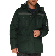 Arctix Men's Performance Tundra Jacket Added Visibility Coat - Packers Green/X-Large