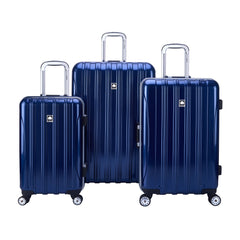 DELSEY Paris Helium Aero Hardside Expandable Luggage with Spinner Wheels - Cobalt Blue/3-Piece Set (21/25/29)
