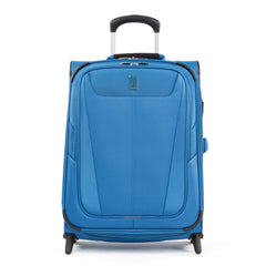 Travelpro Maxlite 5 Softside Expandable Upright 2 Wheel Luggage, Lightweight Suitcase, Men and Women - Azure Blue/Carry-on 20-Inch