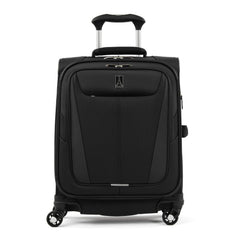Travelpro Maxlite 5 Softside Expandable Luggage with 4 Spinner Wheels, Lightweight Suitcase, Men and Women - Black/Carry-on 19-Inch