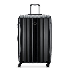 DELSEY Paris Helium Aero Hardside Expandable Luggage with Spinner Wheels - Black/Checked-Large 29 Inch
