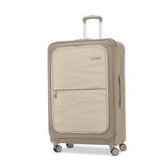 American Tourister Cascade Softside 4 Wheel Spinner, TSA Lock, Lightweight Suitcase, Men and Women U2