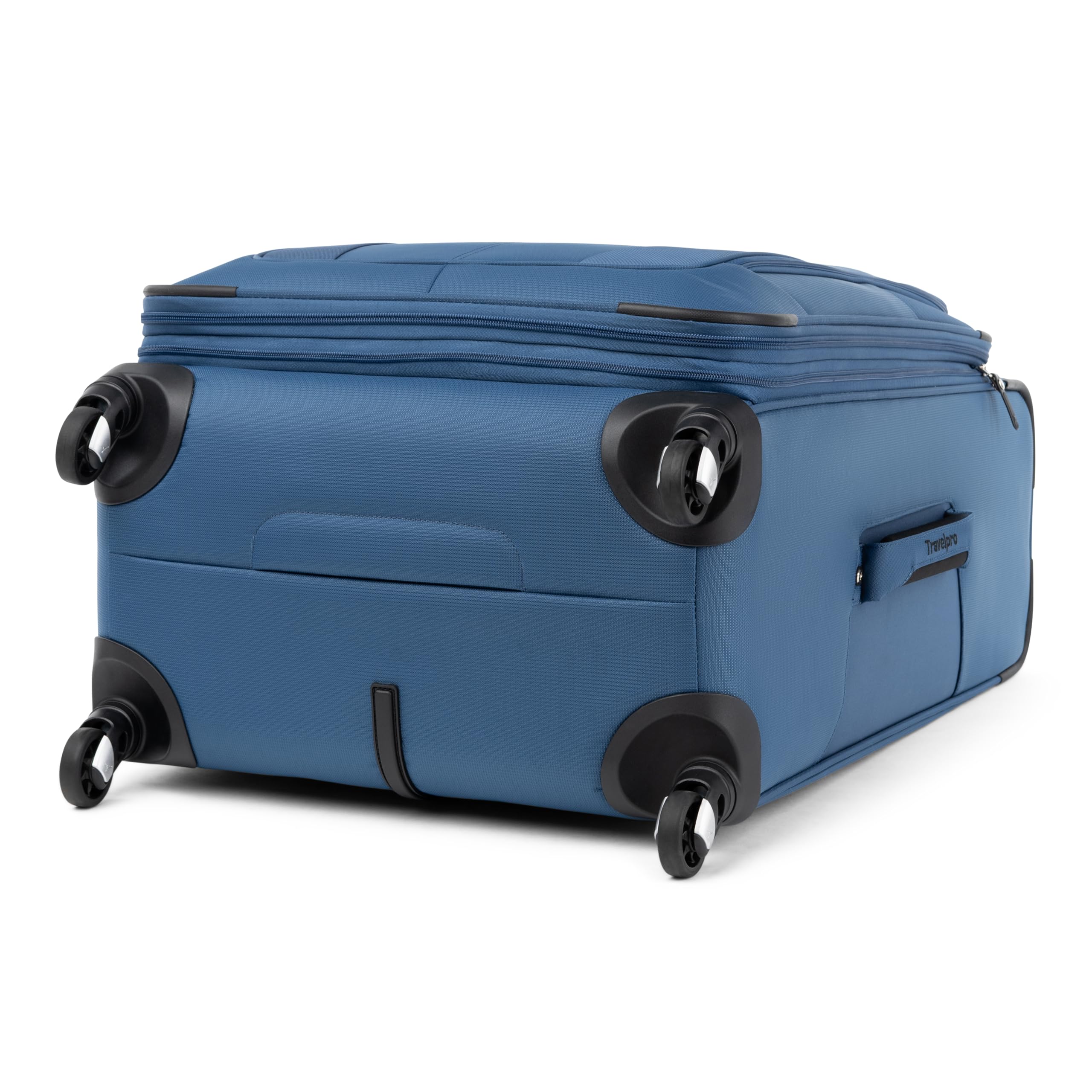 Travelpro Maxlite 5 Softside Expandable Luggage with 4 Spinner Wheels, Lightweight Suitcase, Men and Women ( Ensign Blue , Checked-Medium 25-Inch ) Ensign Blue Checked Medium 25 Inch U37