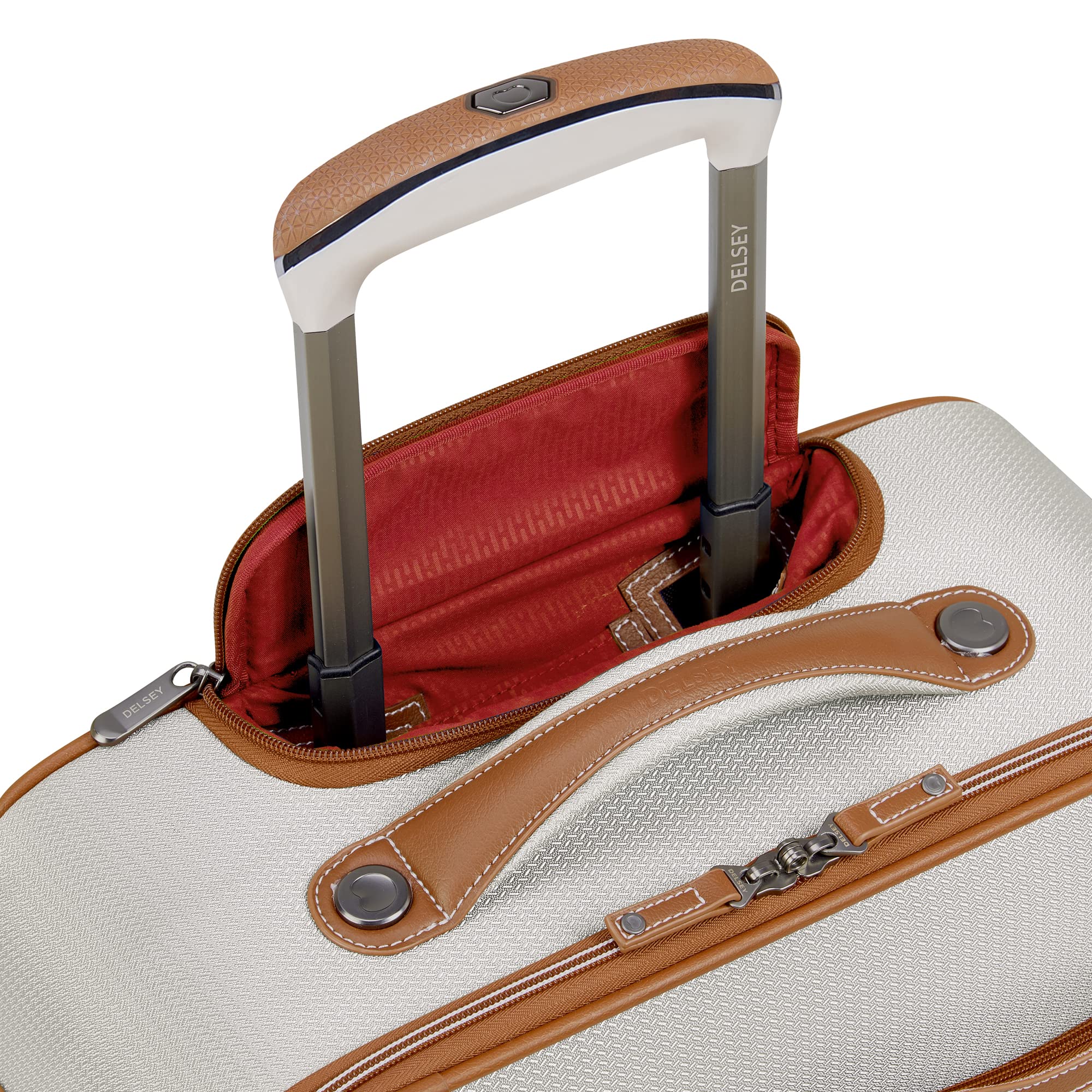 DELSEY Paris Chatelet Air 2.0 Softside Luggage Under-Seater with 2 Wheels ( Angora , Carry-on 16 Inch ) Angora Carry On 16 Inch U1