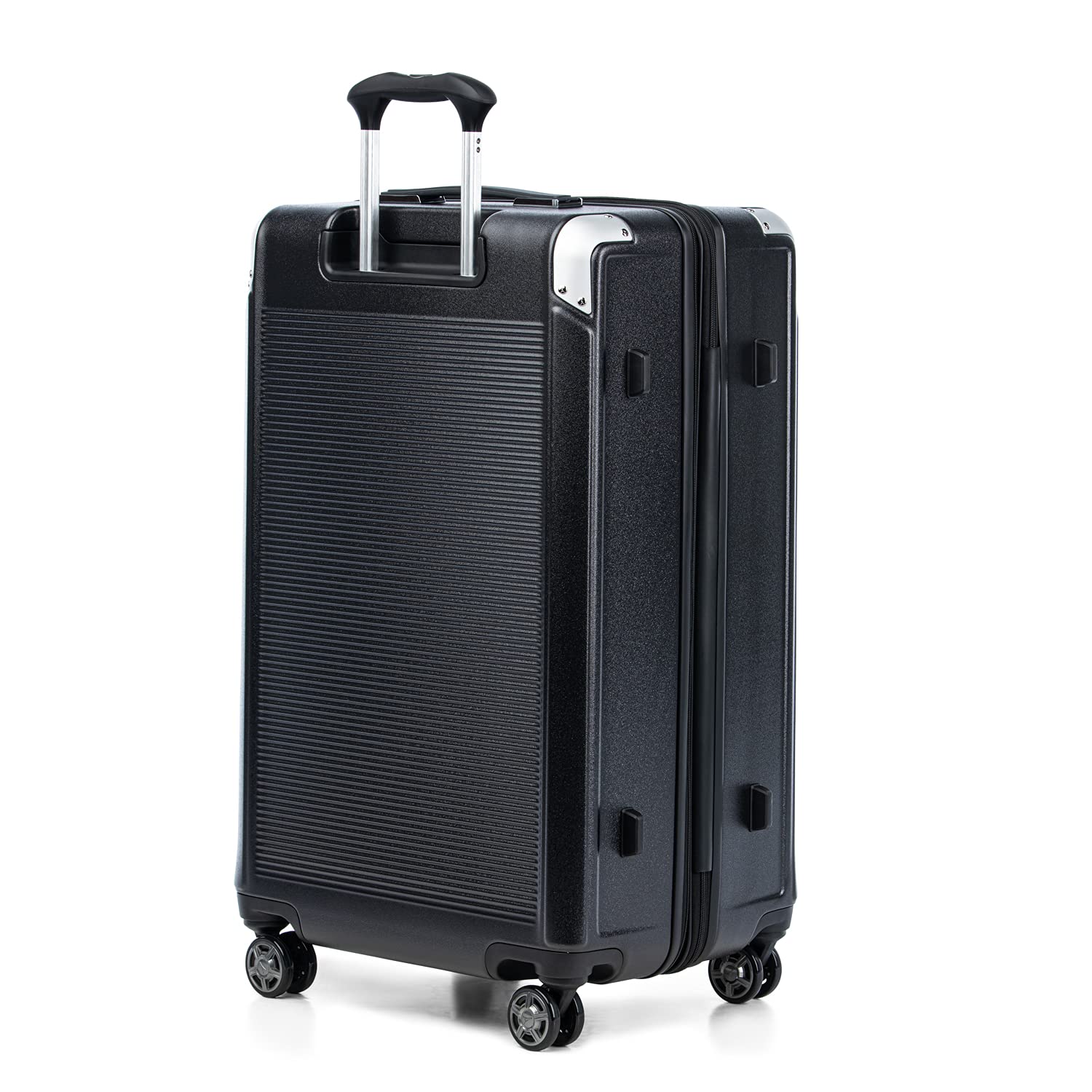 Travelpro Platinum Elite Hardside Expandable Spinner Wheel Luggage TSA Lock Hard Shell Polycarbonate Suitcase ( Shadow Black , Checked- Large 28-Inch ) Shadow Black Checked Large 28 Inch U3