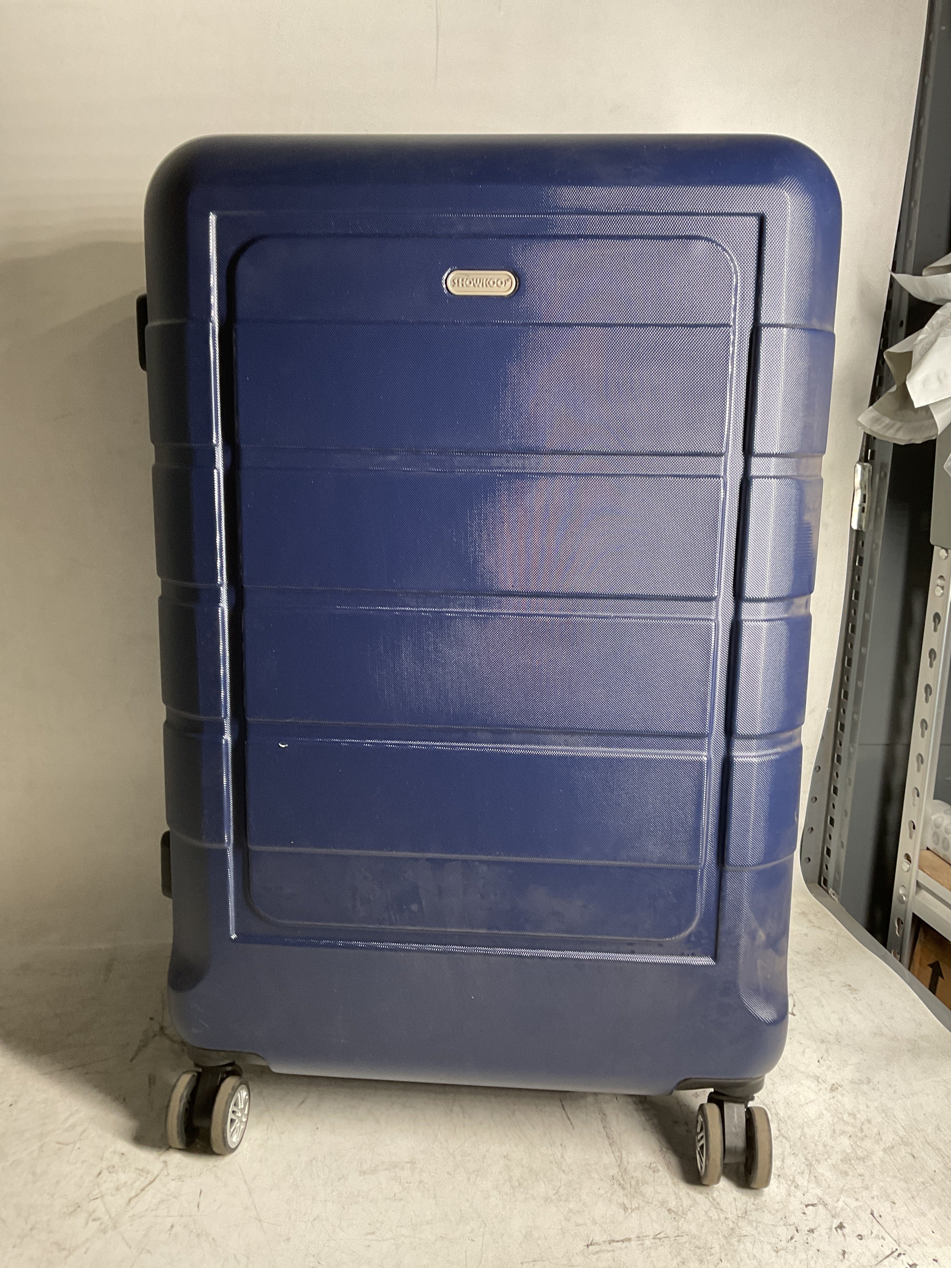 SHOWKOO Luggage Sets Expandable PC+ABS Durable Suitcase Double Wheels TSA Lock Blue Blue 20in24in28in U1