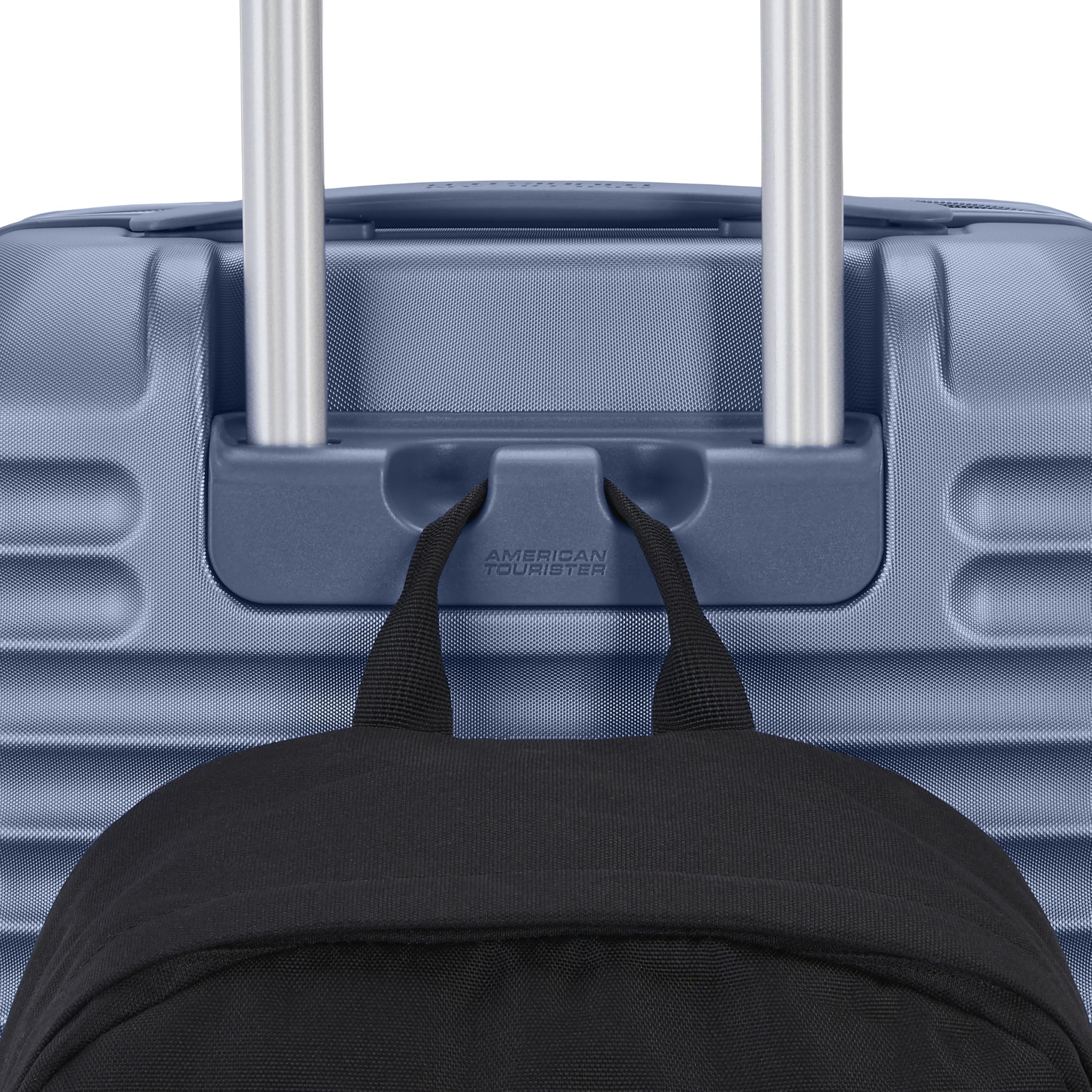 American Tourister Stratum 3.0, Airline Approved, Durable Hardside Luggage, Expands 1.5", RightHeight Adjustable Handle ( Elemental Blue , Carry-On ) Elemental Blue Carry On U1