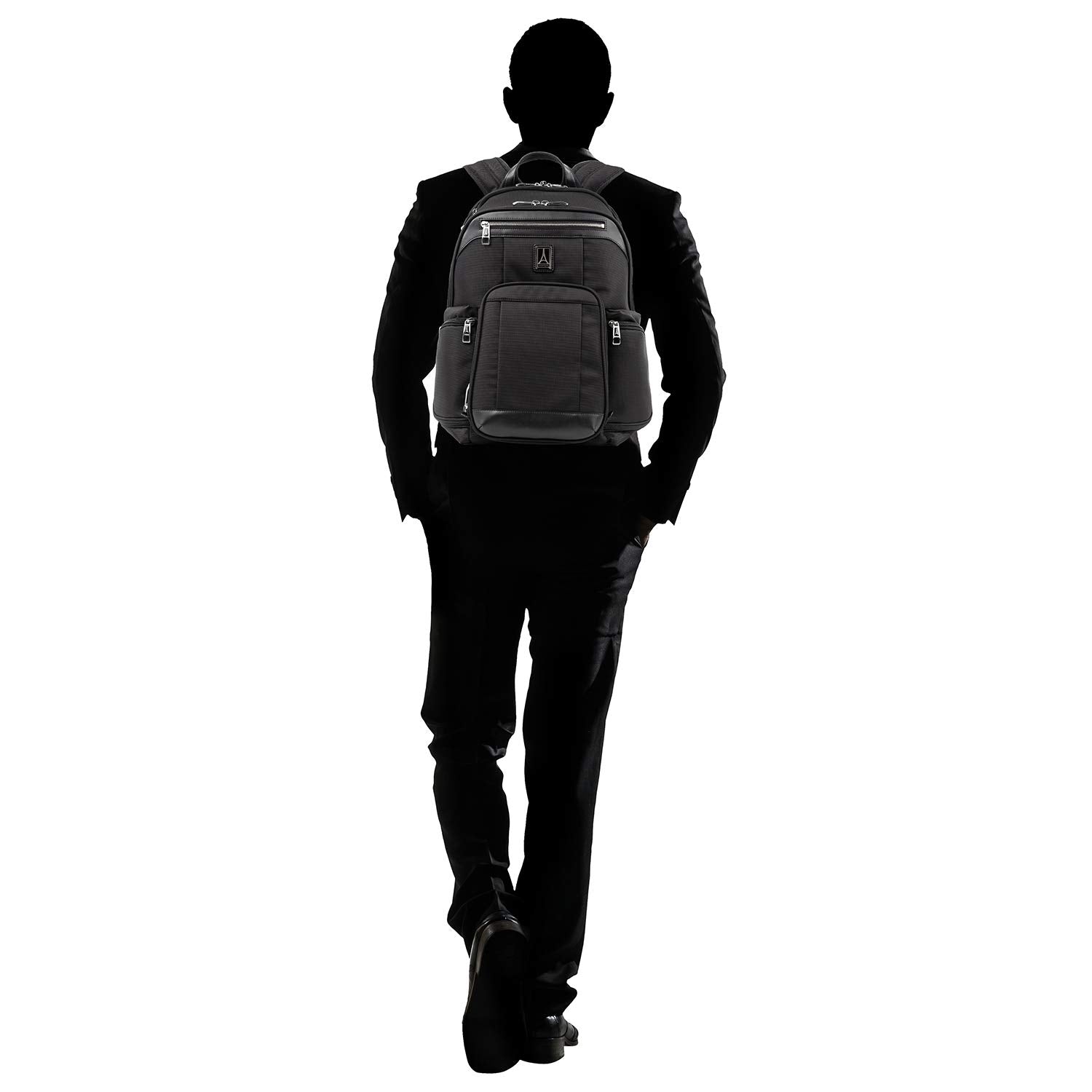 Travelpro Platinum Elite Business Laptop Backpack, Fits up to 17.5 Inch Laptop, Work School Travel, Men and Women ( Shadow Black , 17.5-Inch ) Shadow Black 17 5 Inch U4