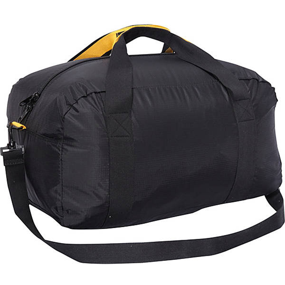 A.SAKS 22” CarryOn Nylon Duffel Bag w/Pouch ( Black , 22-inch ) Black 22 Inch U1