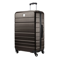 Skyway Epic 2.0 Hardside Lightweight and Durable ABS Shell Luggage, Spacious with Dual Spinning Wheels, Comfort Grip and Expandable, Men and Women ( Midnight , Checked-Large 28-inch ) Midnight Checked Large 28 Inch U2