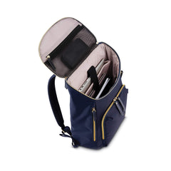 Samsonite Women's Mobile Solution Business ( Navy Blue , Deluxe Backpack ) Navy Blue Deluxe Backpack U4