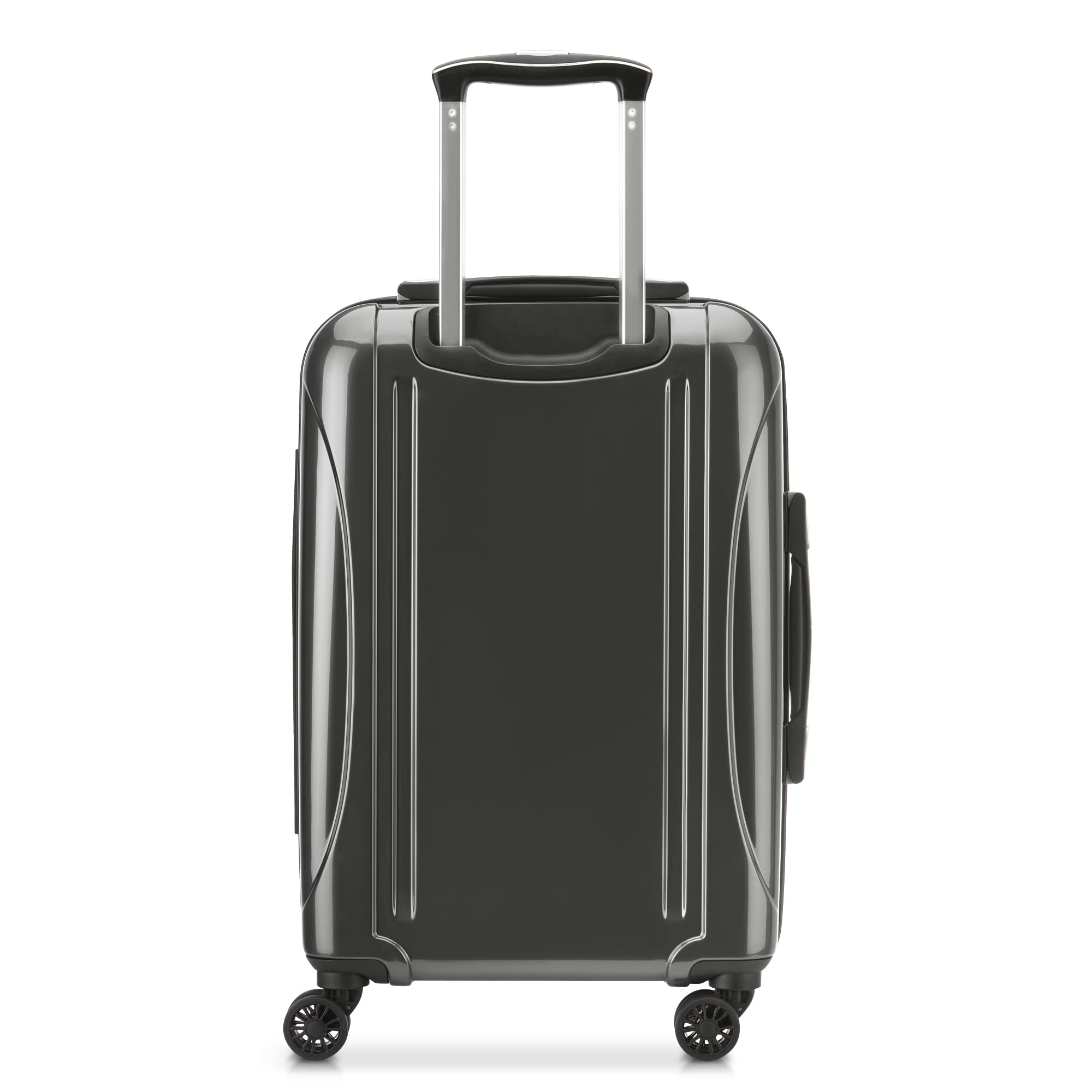 DELSEY Paris Helium Aero Hardside Expandable Luggage with Spinner Wheels ( Brushed Charcoal , Carry-On 21 Inch ) Brushed Charcoal Carry On 21 Inch U10