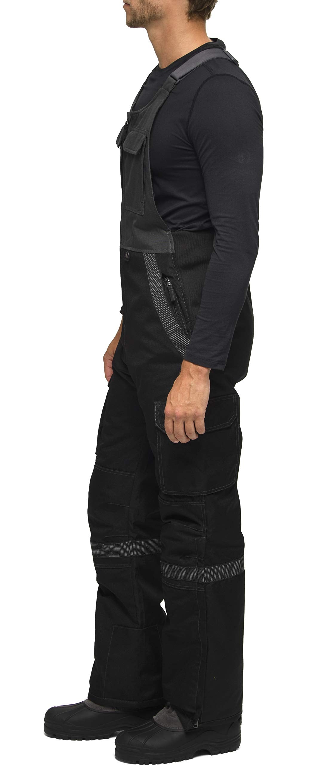 Arctix Men's Tundra Insulated Bib Black/Charcoal 3 X Large 32 Inseam U1