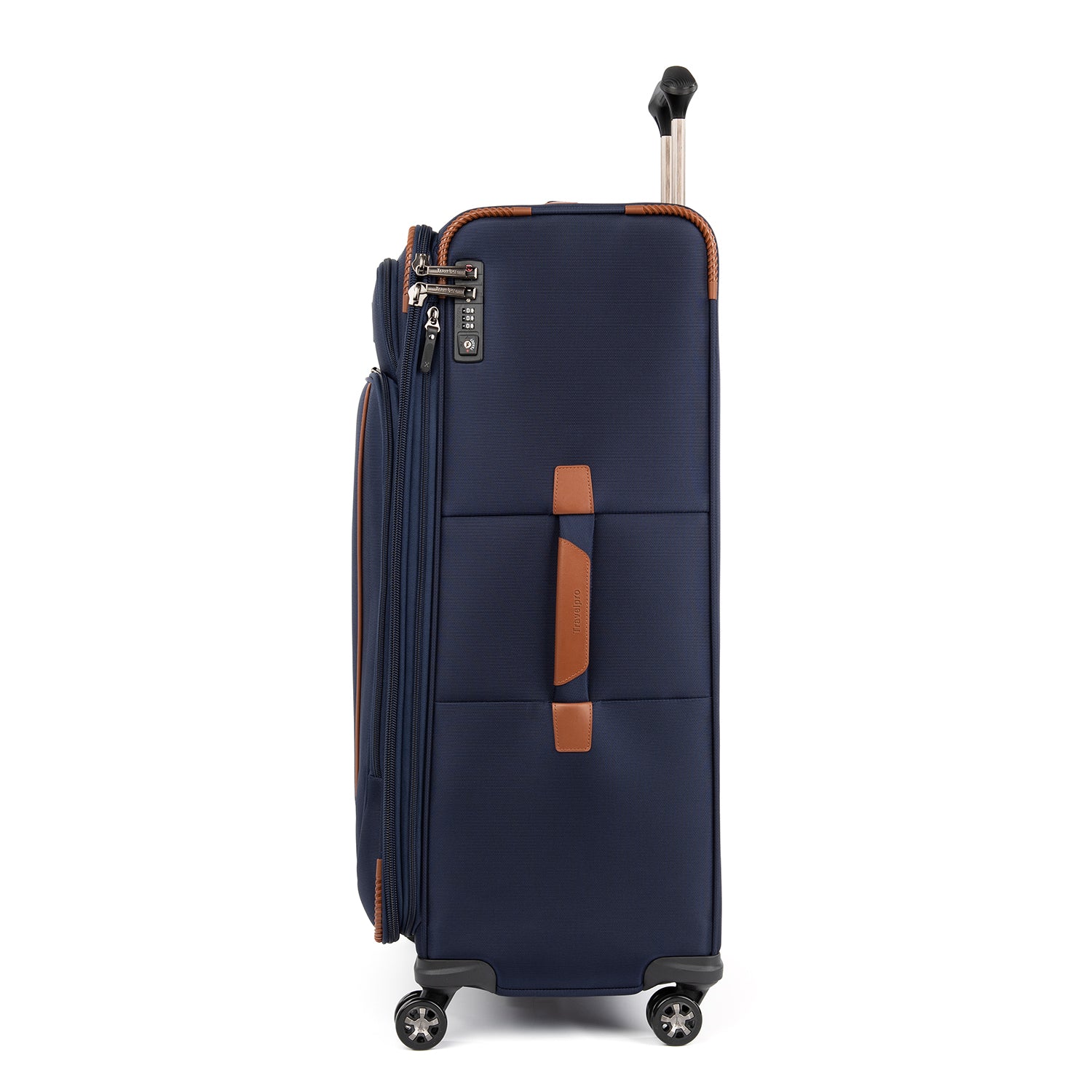 Travelpro Crew Versapack Softside Expandable Spinner Wheel Luggage ( Patriot Blue , Checked-Large 29-Inch ) Patriot Blue Checked Large 29 Inch U4