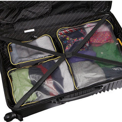 A.SAKS Luggage Packing Essentials, Squares, Paks ( Black , Squares ) Black Squares U1