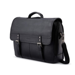 Samsonite Classic Leather Flapover ( Black , One Size ) Black One Size U3